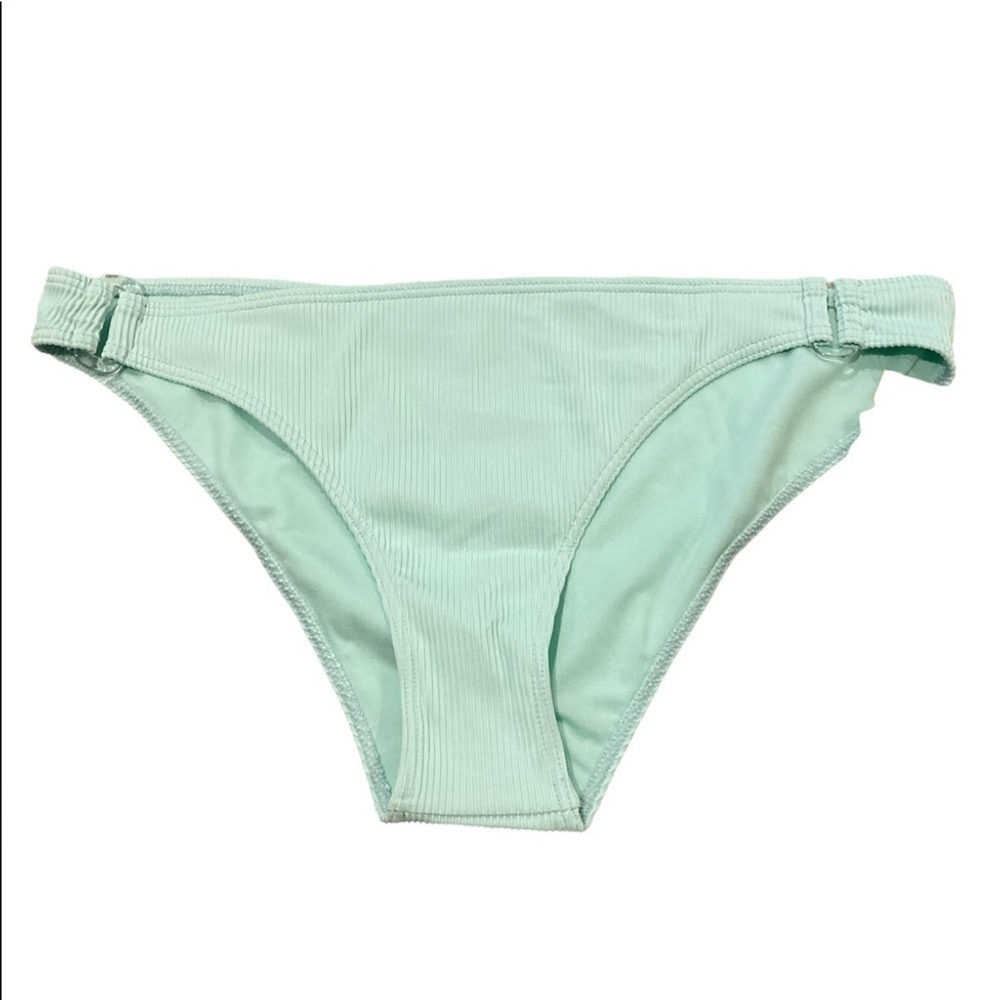 Roxy Mind of Freedom light teal ribbed bikini bottoms xxl sw27
